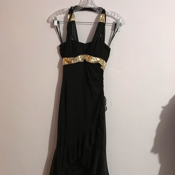 Taboo Dresses & Skirts - Dress by Taboo. Size S. Black with gold sequins.